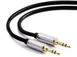 HALLA BOLE AUX Cable 1.5 m AUX CABLE02  (Compatible with MOBILE, White)