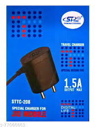 T101 Compatible for Jio Phone 1.5 A Mobile USB Charger,Black